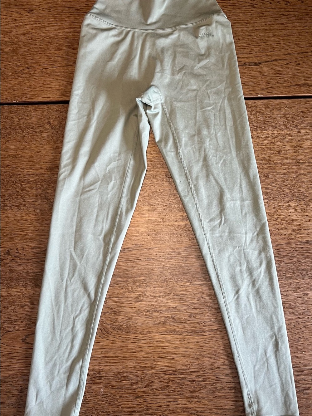 AYBL Staple Leggings Womens M Sage Green High Waist Workout Yoga Athletic